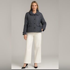 RIANI Black and White plaid  Jacket button